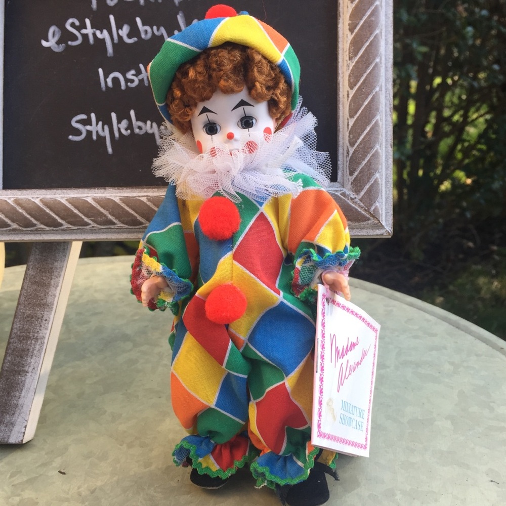 Madame Alexander 1990 "Clown" Miniature Showcase #305